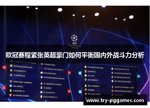 欧冠赛程紧张英超豪门如何平衡国内外战斗力分析