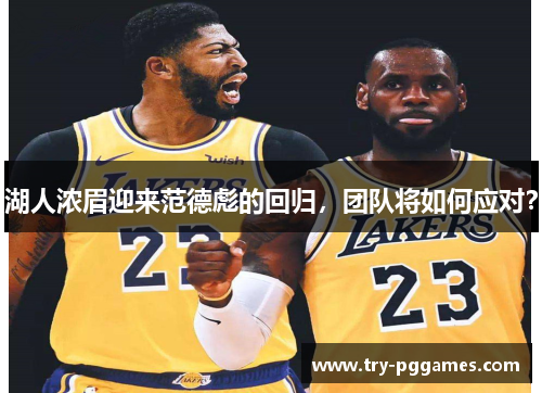 湖人浓眉迎来范德彪的回归，团队将如何应对？