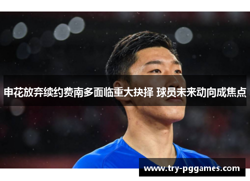 申花放弃续约费南多面临重大抉择 球员未来动向成焦点